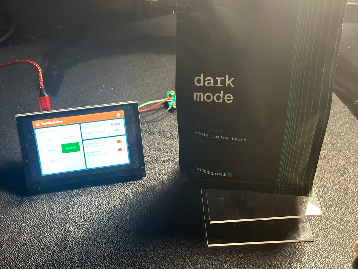Terminal Scale coffee tracking system